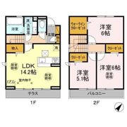 セレシア B棟の間取り画像