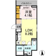 クレールIDAⅢの間取り画像