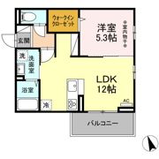 DーROOM清水新居Ⅱの間取り画像
