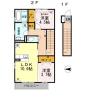 ドミール久原の間取り画像