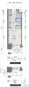 プレサンス名古屋STATIONアブソリュートの間取り画像