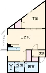 DEVELD栄生 WESTの間取り画像