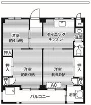 ビレッジハウス愛生5号棟の間取り画像