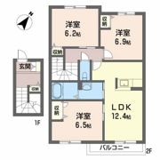 メゾンレディバード C棟の間取り画像