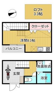 Crecia古市橋駅南の間取り画像