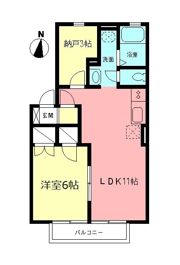 メルベーユの間取り画像