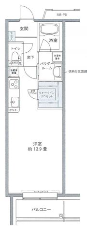 プライムアーバン豊洲の間取り画像