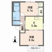 エスペランサBの間取り画像