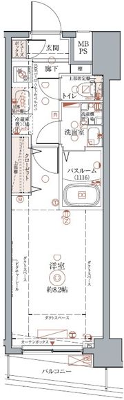 クレヴィスタ光が丘の間取り画像
