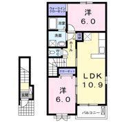 ジュネス新木の間取り画像