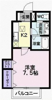 アン・フルールⅡの間取り画像