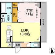 DーROOM小田原5丁目の間取り画像