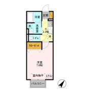 D-room24 Bの間取り画像