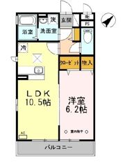 グランペール豊洲の間取り画像