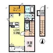 F． クレオの間取り画像