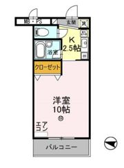 サンタウン竹鼻 Bの間取り画像