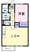 カーサリブAの間取り画像