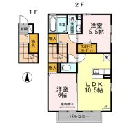グリーンカトレアⅡの間取り画像