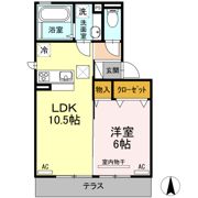 坪井サンハイツⅣの間取り画像