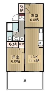 セジュール八坂北の間取り画像