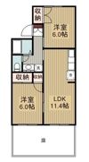 セジュール八坂北の間取り画像
