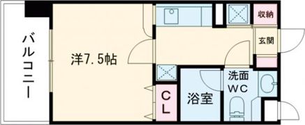 レジディア熊本辛島の間取り画像