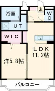 Glanz A(グランツエー)の間取り画像