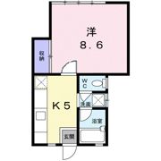 コーポ笠取の間取り画像