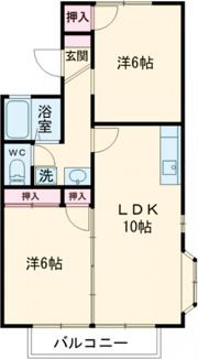 セジュール高岸 A棟の間取り画像