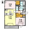 クレセントSK Ⅲの間取り画像
