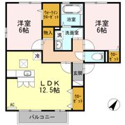 ユヴェールの間取り画像