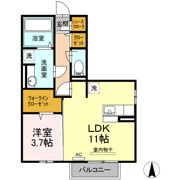 アジャート手城の間取り画像