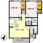 アネシス Ⅱの間取り画像