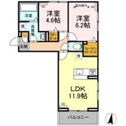 Dーroom 森本の間取り画像