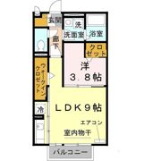 レセンテ出町 A棟の間取り画像