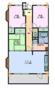 カトレアマンションの間取り画像
