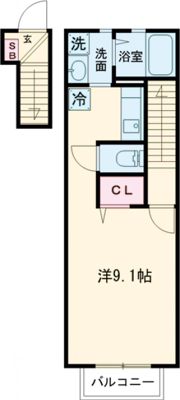 ツイン リーフの間取り画像