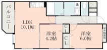 クラージュ田上の間取り画像