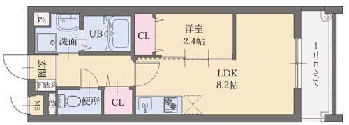 LIFEFIELD諸岡の間取り画像