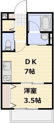 グランパークの間取り画像