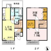 オーキッドコート A棟の間取り画像