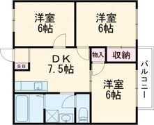 メゾンいなみ野の間取り画像