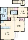 狭山市鵜ノ木戸建の間取り画像