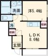 ネットハイツⅡの間取り画像