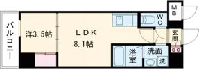 LIVIAZ KOBE LaMerの間取り画像