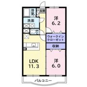 リズ センティア Aの間取り画像