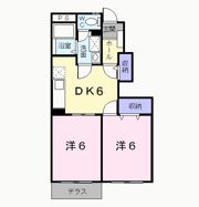 シャポー・ルージュMの間取り画像