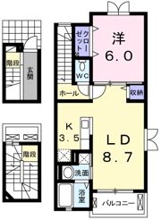 ルレエシャトーⅡの間取り画像