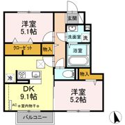 エクレール野田の間取り画像