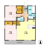 クイーンズコートの間取り画像